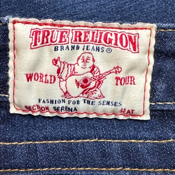Like New! True Religion Serena Indigo Women's Stretch Super Skinny Jeans sz 29 - Picture 2 of 14